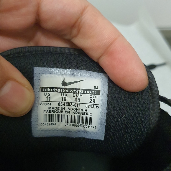 NIKE | SUKETO 2 | Black | US 11 UK / AU 10 | Pre-owed | - Picture 8 of 14